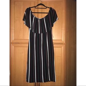 Striped maxi dress